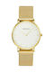 Gregio Bondy Uhr mit Gold Metallarmband