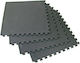 Optimum Подложки Пъзел За Фитнес Черен 124x124x1.2см 4бр