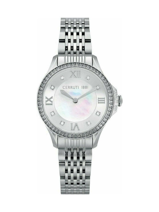 Cerruti Watch with Silver Metal Bracelet CRM22601