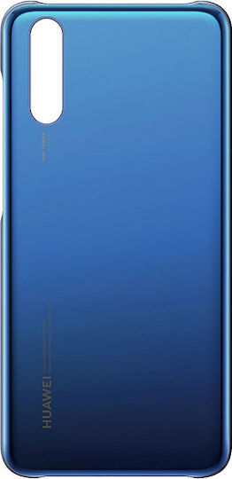 Huawei Color Cover Umschlag Rückseite Kunststoff Blau (Huawei P20)