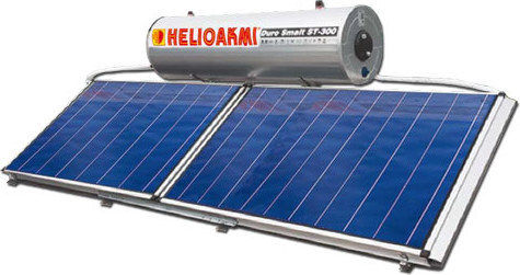 Helioakmi Megasun HOR Încălzitor solar de apă 300 litri Sticlă Energie Triplă cu colector orizontal de 5.24 metri pătrați Încălzitoare solare de apă