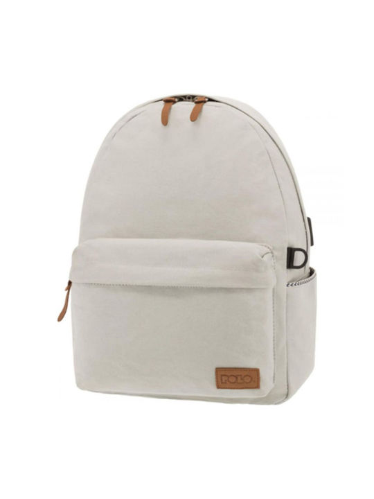 Polo Canvas Rucsac Alb 20lt