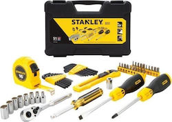 Stanley Werkzeugkoffer mit 51 Werkzeugen