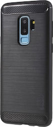 Powertech Carbon Flex Plus Μαύρη Plastic Back Cover Black (Galaxy S9+)