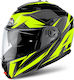 Airoh Phantom S Flip-Up Helmet with Pinlock and Sun Visor ECE 22.05 1690gr Evolve Yellow Gloss