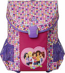 Lego Easy Friends Confetti Schulranzen Rucksack Grundschule, Grundschule in Rosa Farbe 18Es