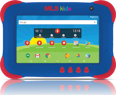 MLS Kido 2018 7" Tablet με WiFi και Μνήμη 8GB Μπλε
