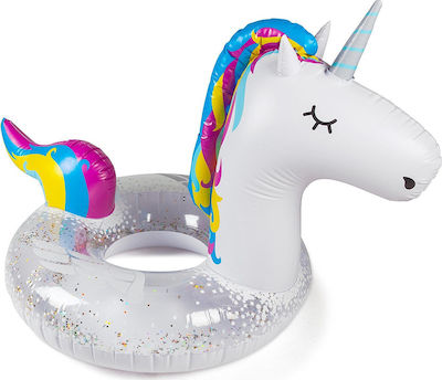 Bigmouth Inflatable Floating Ring Unicorn with Glitter 172cm