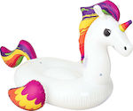 Bestway Inflatable Ride On Unicorn with Handles White 224cm