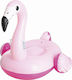 Bestway Kids Inflatable Ride On Flamingo with Handles Pink 145cm