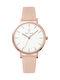 Pierre Lannier Watch with Pink Leather Strap 090G905