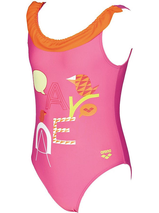 Arena Kids Swimwear One-Piece Fuchsia