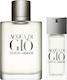 Giorgio Armani Acqua Di Gio Man Мъжки Парфюмен Комплект с Тоалетна Вода 2 Бройки