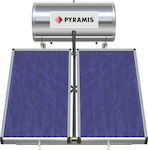 Pyramis Ηλιακός Θερμοσίφωνας 160 λίτρων Glass Τριπλής Ενέργειας με 3τ.μ. Συλλέκτη