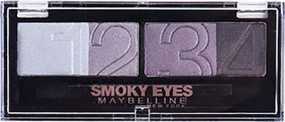 Maybelline Studio Quad Lidschatten-Palette in fester Form 32 Charcoal Smokes