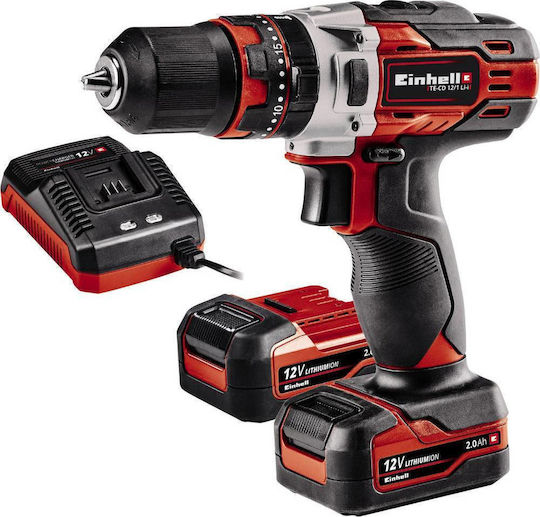 Einhell TE-CD 12 Li Δραπανοκατσάβιδο Μπαταρίας 12V 2x2Ah