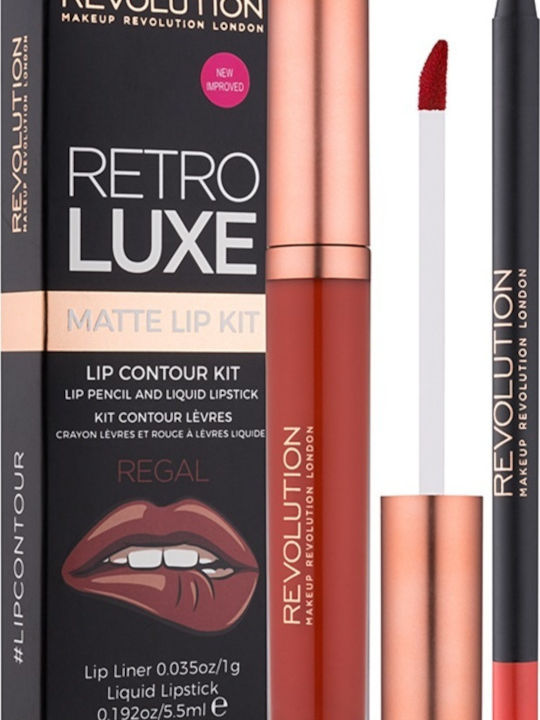 Revolution Beauty Retro Luxe Makeup Set for Lip...