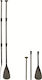 Scoprega Bravo Paddle for Sup Carbon/Fiberglass Telescopic Black