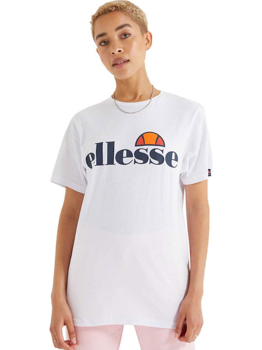 Ellesse Albany Γυναικείο Oversized T-shirt Λευκό