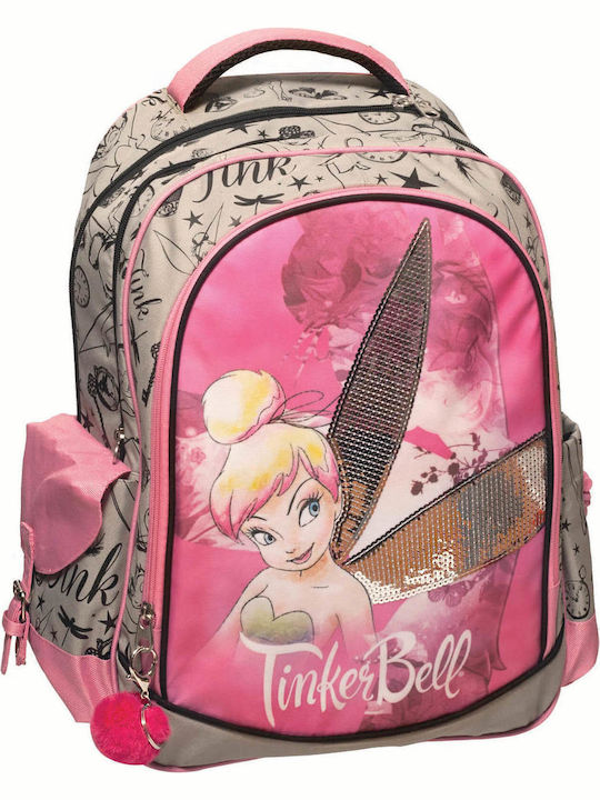 Gim Tinkerbell Schulranzen Rucksack Grundschule, Grundschule in Rosa Farbe