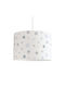 Veis Kids Fabric Single Ceiling Light E27 Hesperis Little Stars White 60W 35x24cm