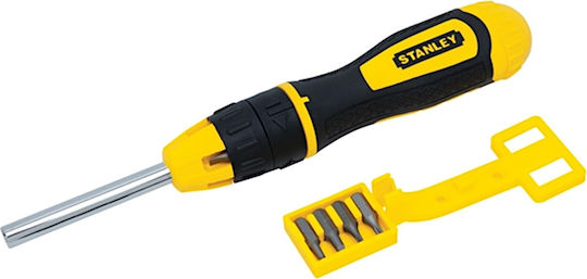 Stanley Screwdriver Ratchet with 11 Magnetic Interchangeable Tips