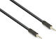 Vonyx Cablu Audio 3,5 mm Male - 3,5 mm Male Negru 1,5 m 177.779
