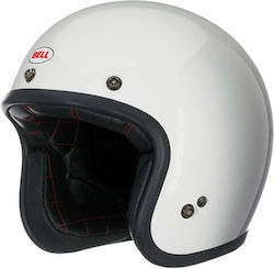 Bell Custom 500 Jet Helmet 1200gr Vintage Raw White