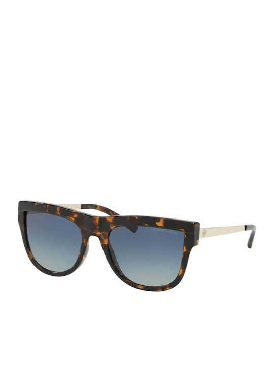 Michael Kors St.kitts Women's Sunglasses with Brown Tartaruga Frame and Blue Gradient Lens MK2073 33334L