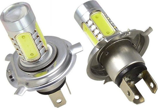 Λάμπα Αυτοκινήτου & Μοτοσυκλέτας H4 LED 6500K Ψυχρό Λευκό 12V 7.5W