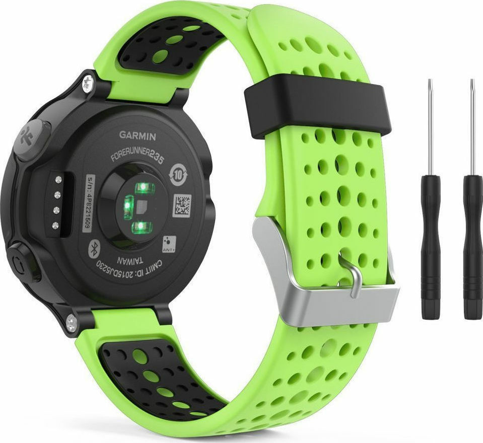 Garmin Forerunner 220 230 235 630 735 Band Smooth Green Black