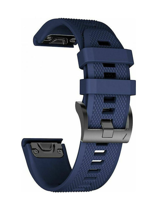 Tech-Protect Smooth Strap Silicone Navy Blue (Fenix 5/5 Plus)