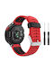 Garmin Forerunner 220/230/235/630/735 Band Smooth Red/Black
