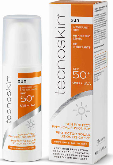 Tecnoskin Protect Physical Fusion Sonnenschutz Creme Für das Gesicht SPF50 in Spray 50ml