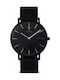 Nick Cabana Boheme Noir Watch Battery with Black Metal Bracelet