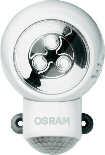 Osram LED Φωτιστικό Νυκτός με Τροφοδοσία Μπαταρίας και Φωτοκύτταρο Spylux