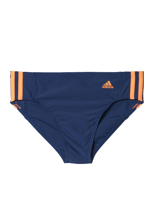 adidas 3-Stripes Kids Swimwear Swim Briefs Navy Blue