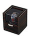 Rothenschild Ξύλινο Κουρδιστήρι με διάφανο καπάκι για 1 ρολόι σε Καφέ χρώμα RS-1219-EB