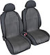 Lampa Mat Seat Covers Set 2pcs Slim Strip Gray