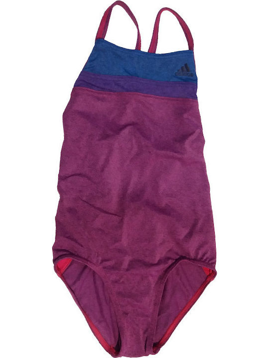 adidas Kinder Badeanzug Einteilig Burgundisch