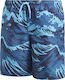 Adidas Kinder Badeanzug Badeshorts Blau