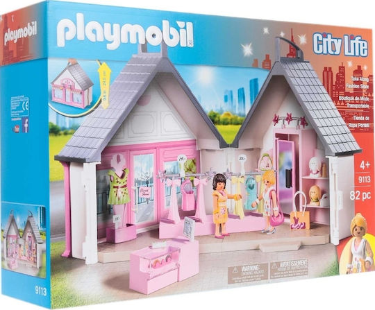 Playmobil Куфарче Живот в града Take Along Fashion Store за 4+ години години