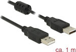 DeLock USB 2.0 Cable USB-A male - USB-A male 1m (84889)