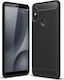 Hurtel Brushed Carbon Задна корица Силикон Черен (Redmi Note 5)