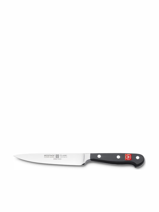 Wusthof Classic General Use Knife of Stainless Steel Black 14cm 4522-14 1030100714