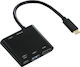 HAMA USB-C Докинг станция с HDMI 4K Черен (00135729)