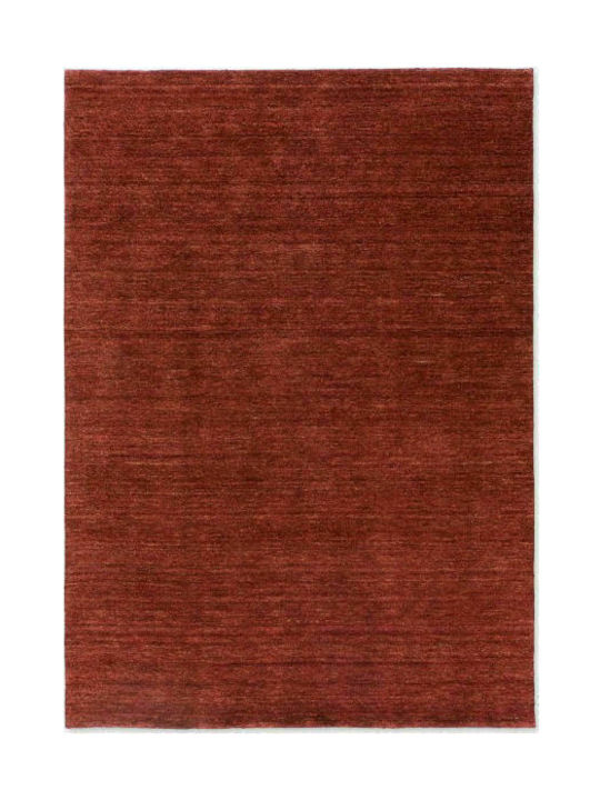 Tapicap Wool Sand Rug Rectangular Red