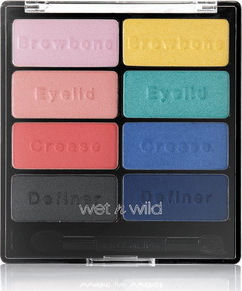 Wet n Wild Color Icon Eyeshadow Collection Swatches Poster Ch Paletă cu Fard de Pleoape în Formă Pudră Presată 8.5gr