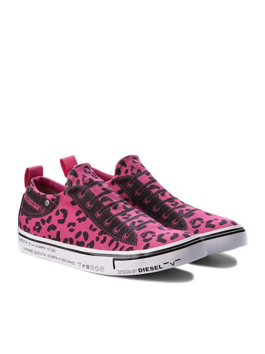 Diesel S-Imaginee Low Slip-On Sneakers Φούξια Diesel S-Imaginee Low Slip-On Sneakers Φούξια