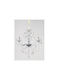 Inlight 5244-3 Chrome Chandelier Candlestick 3xE14 Transparent 5244-3-CH